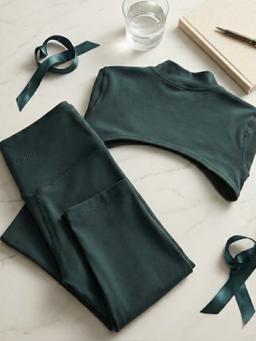 Nike x Skims Dri-FIT 26" Leggings Dark Teal Size XS NWT - Picture 6 of 7